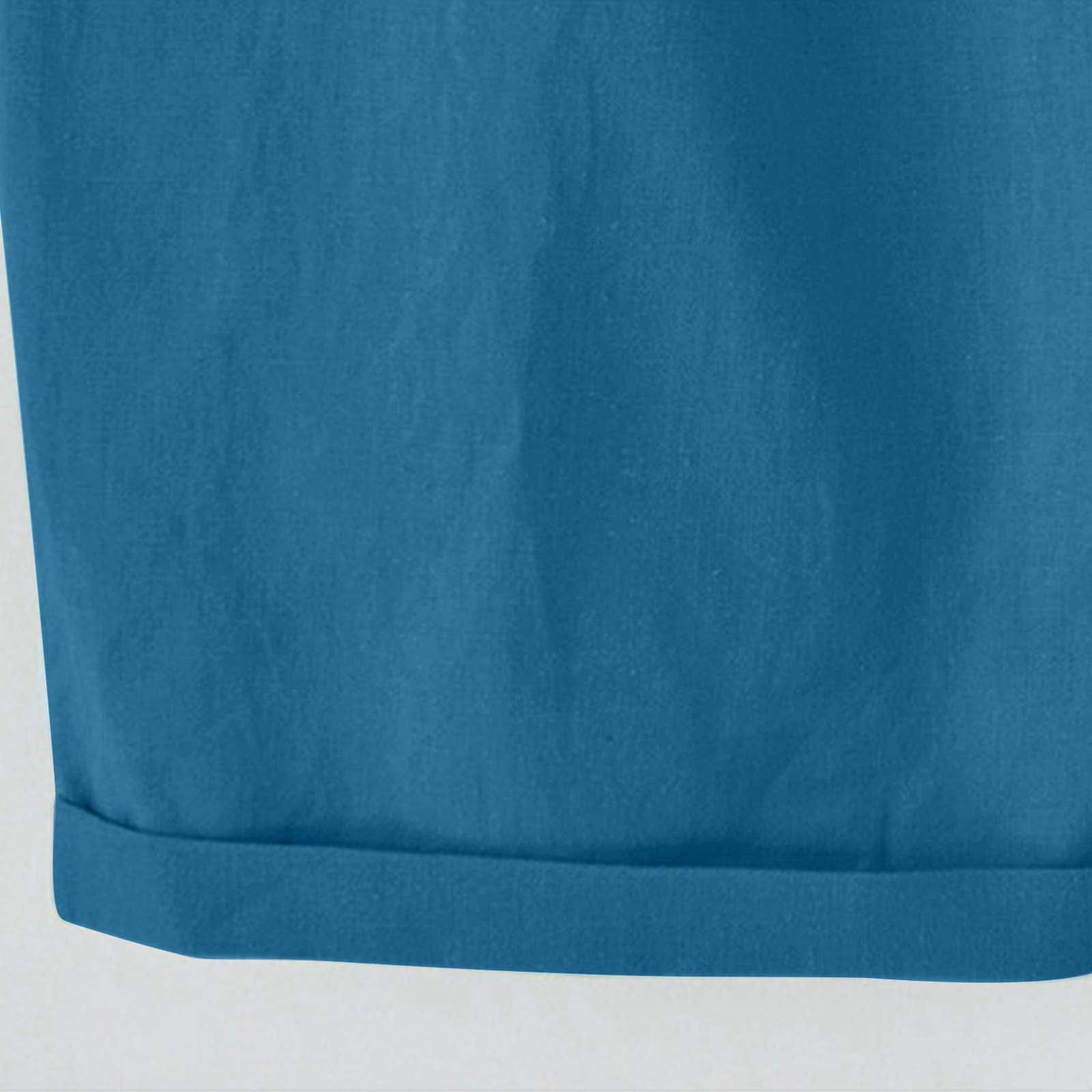 Cross-border European and American women's clothing Amazon independent station women's cotton and linen solid color pocket tether cropped pants casual pants in stock