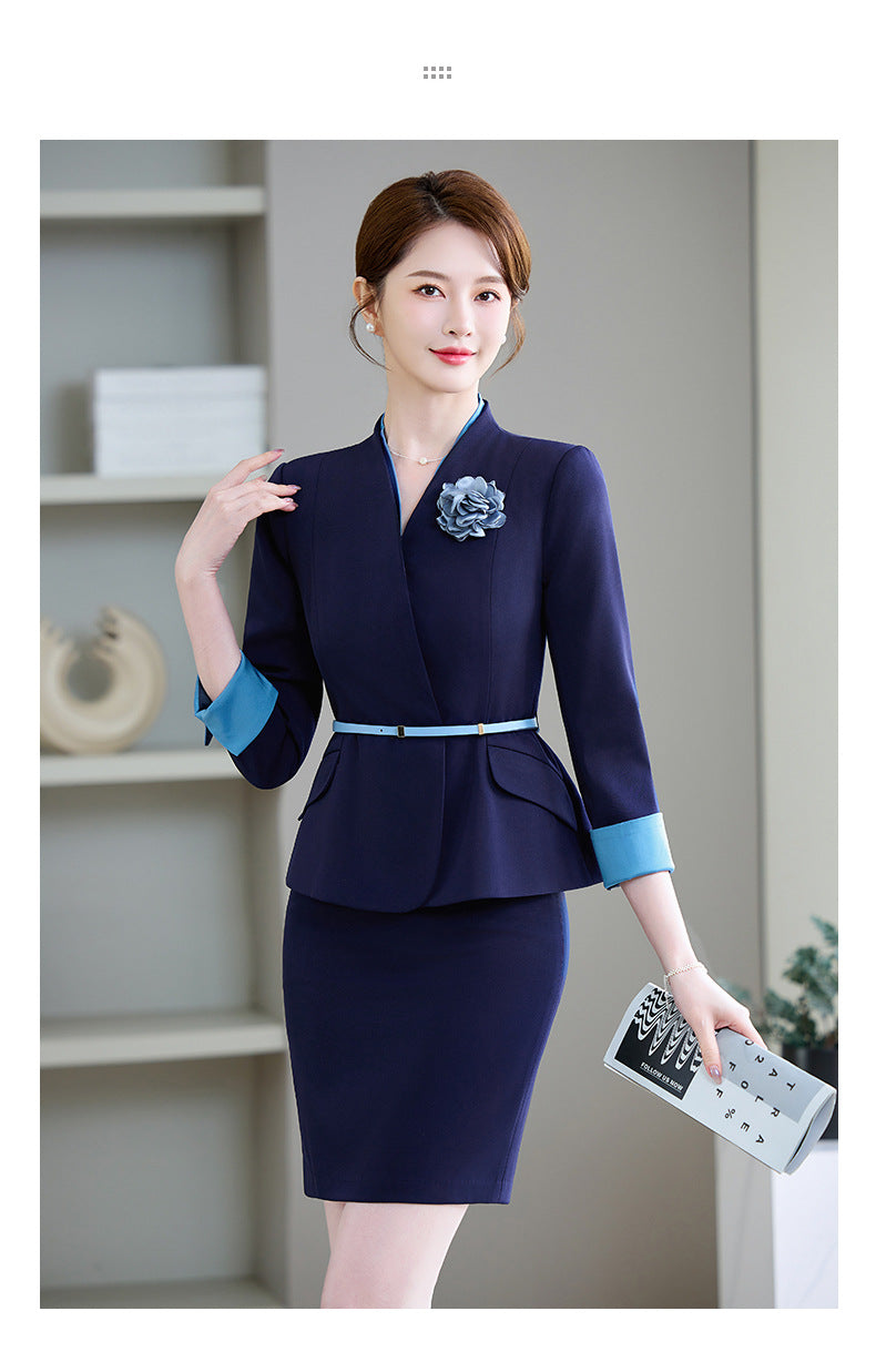 Cross-Border High-End Elegant Beauty Salon Beautician Work Clothes Female Medical Beauty Uniform Hotel Manager Reception Professional Suit