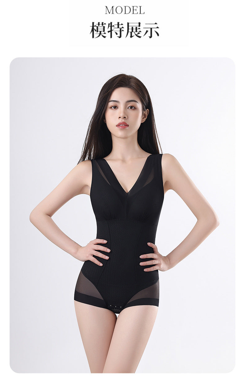 "Patented Products" Body Shaping Jumbo with Chest Pad Belly Tight Waist Beauty Women's Underwear Shaping Thin Hip-lifting