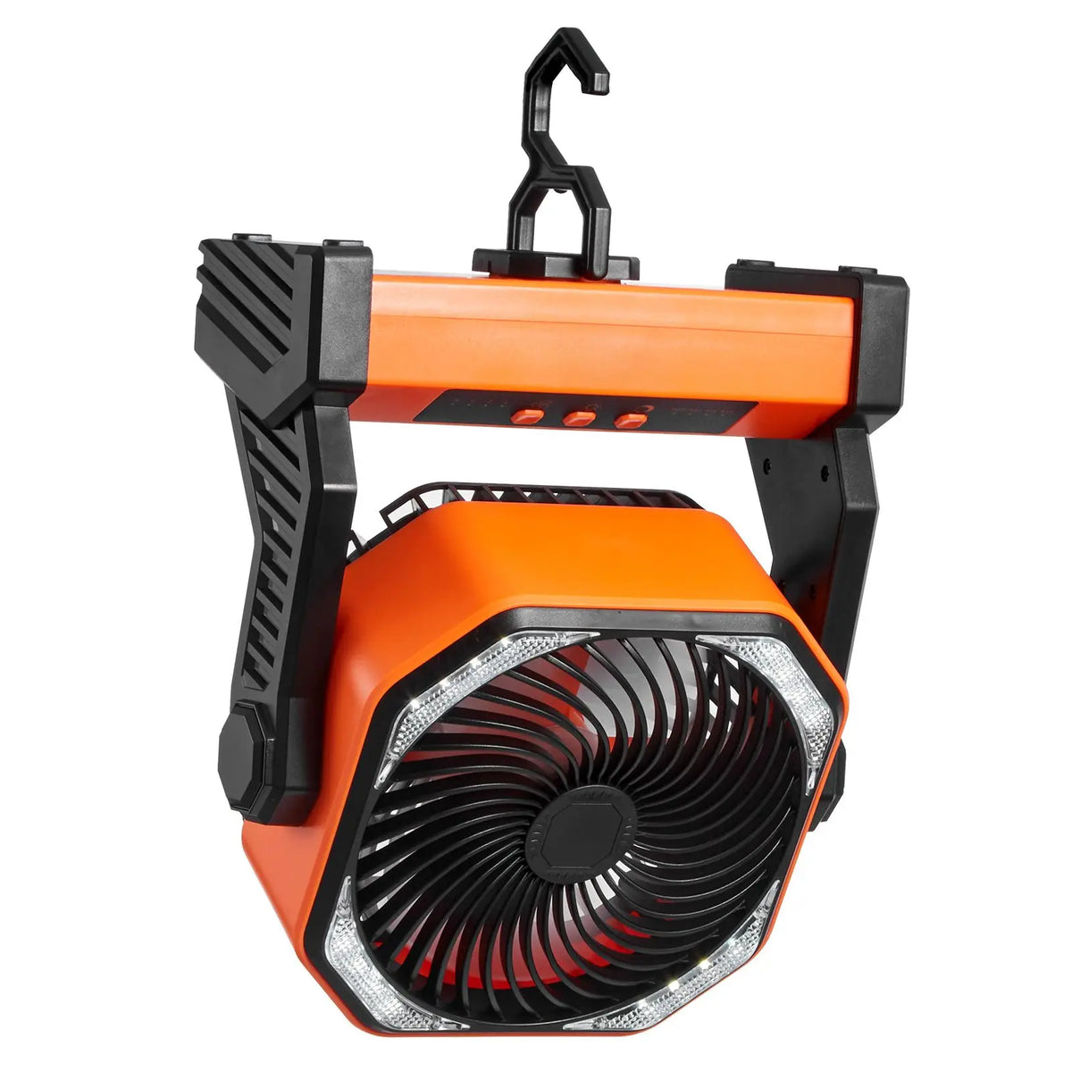 8-Inch Portable LED Lantern Fan Rechargeable Battery Powered 4 Speeds Adjustable Personal Table Fan with Touch Control AU Plug