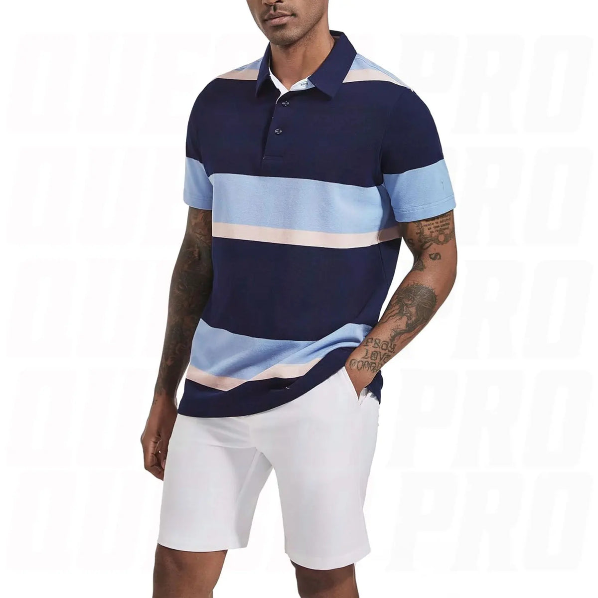 Custom Manufacturer Short Sleeve Rugby Jersey Boxy Cropped Striped Embroidery Rugby Polo Shirts for Men Sportswear Rugby Wear