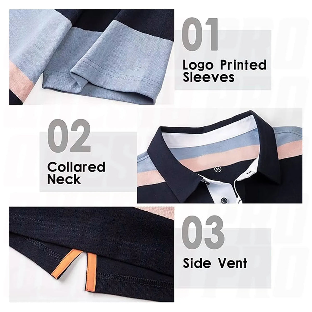 Custom Manufacturer Short Sleeve Rugby Jersey Boxy Cropped Striped Embroidery Rugby Polo Shirts for Men Sportswear Rugby Wear