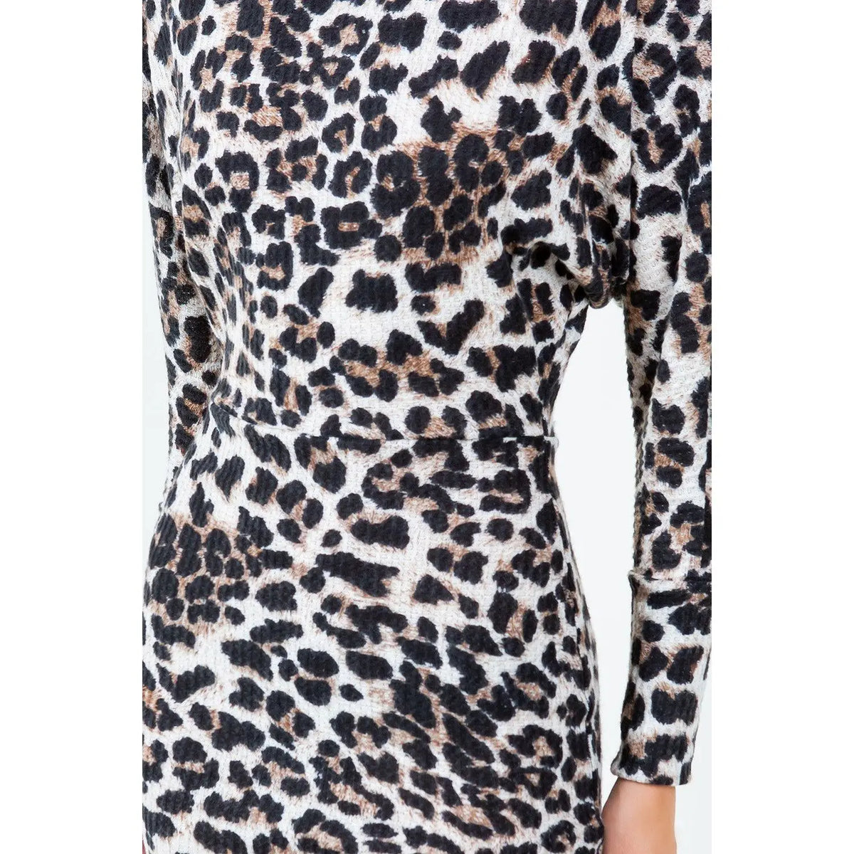 Eloise Cheetah Print Mid-Calf Casual Dress