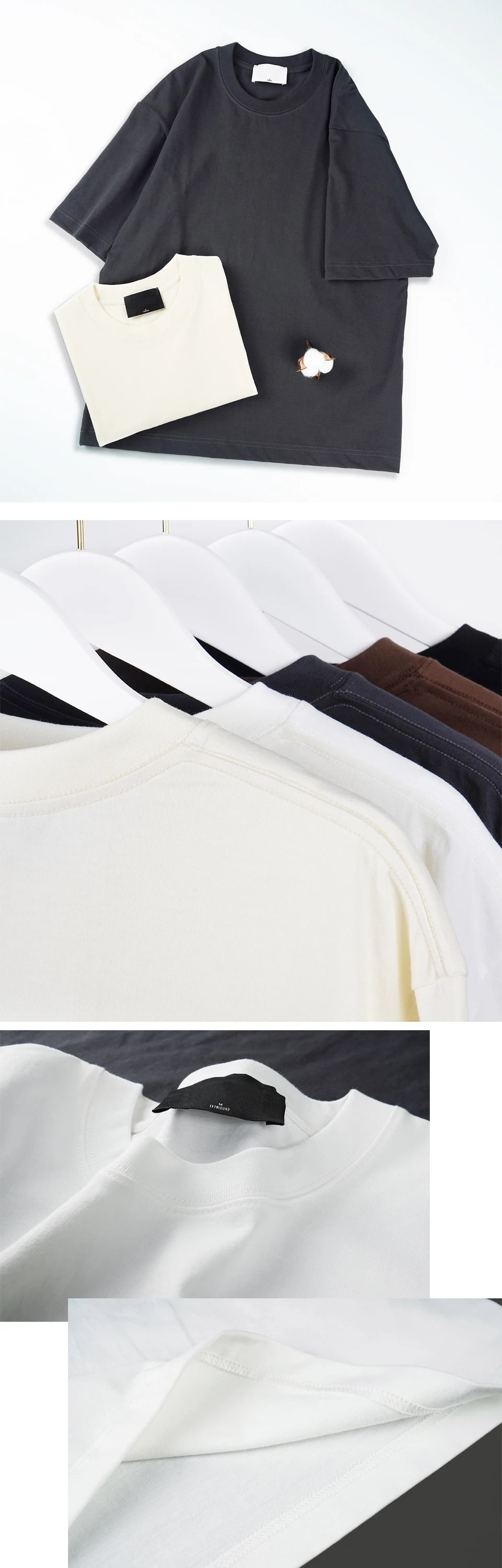 WAVLATII Oversized Summer T Shirts for Women Men Brown Casual Female Korean Streetwear Tees Unisex Basic Solid Young Cool Tops